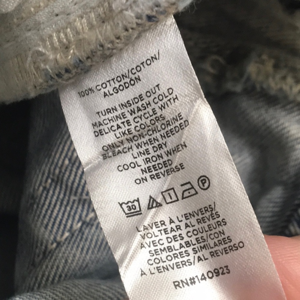 LOFT/SEQUIN EMBELLISHED HIGH RISE BARREL JEANS IN VINTAGE lIGHT INDIGO WASH/NEW - Picture 14 of 14